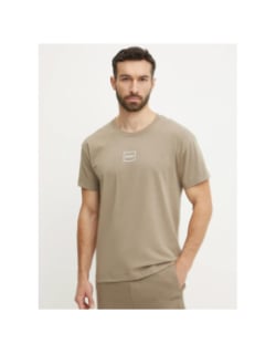 T-shirt laze marron homme - Hugo