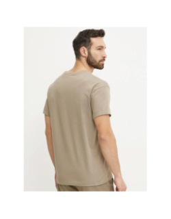 T-shirt laze marron homme - Hugo