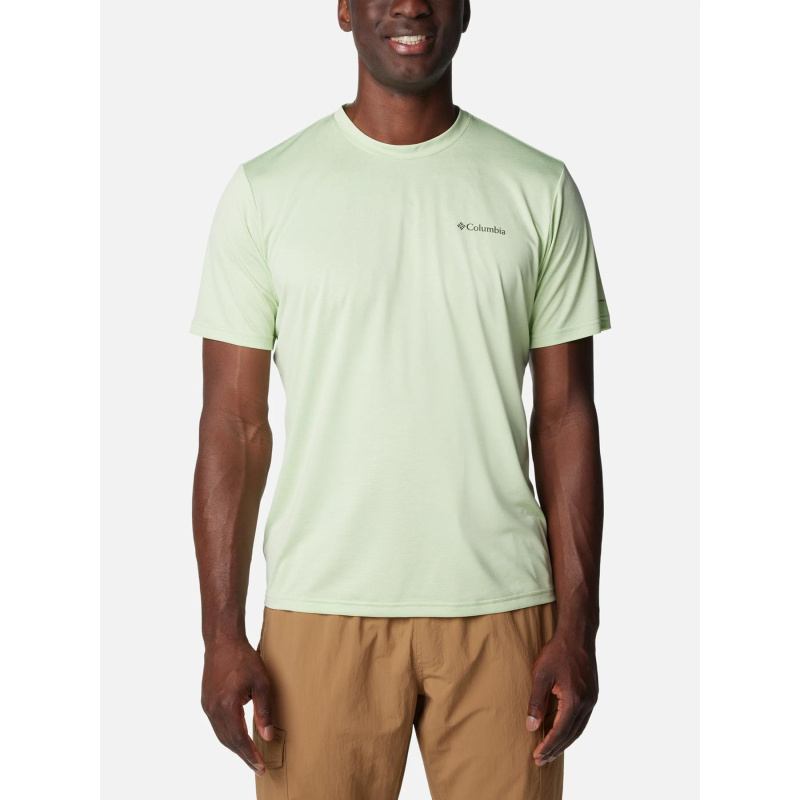 T-shirt de randonnée hike kaki homme - Columbia