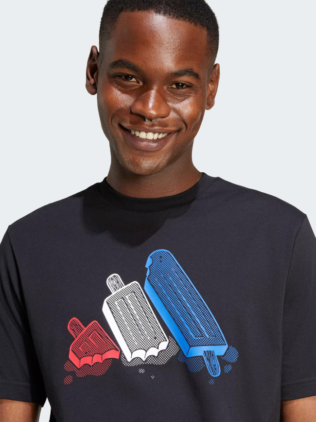 T-shirt à manches courtes ice noir homme - Adidas