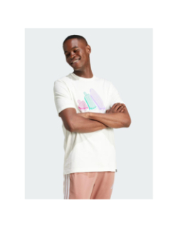 T-shirt à manches courtes ice écru homme - Adidas
