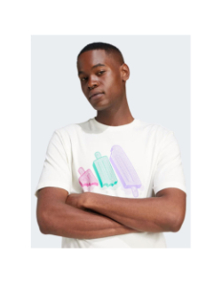 T-shirt à manches courtes ice écru homme - Adidas