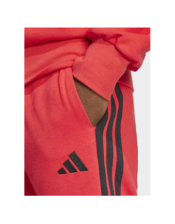 Pantalon jogging 3s ft tc rouge homme - Adidas
