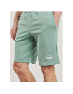 Short de sport essentials logo no.1 vert homme - Puma