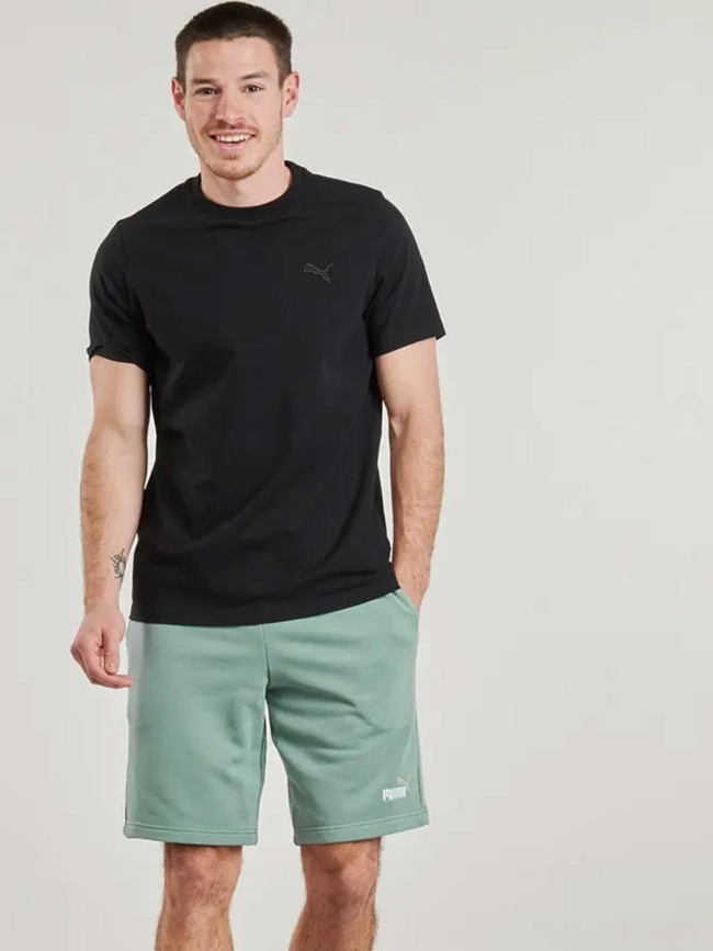 Short de sport essentials logo no.1 vert homme - Puma