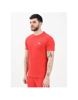 T-shirt à manches courtes ess no.1 rouge homme - Puma