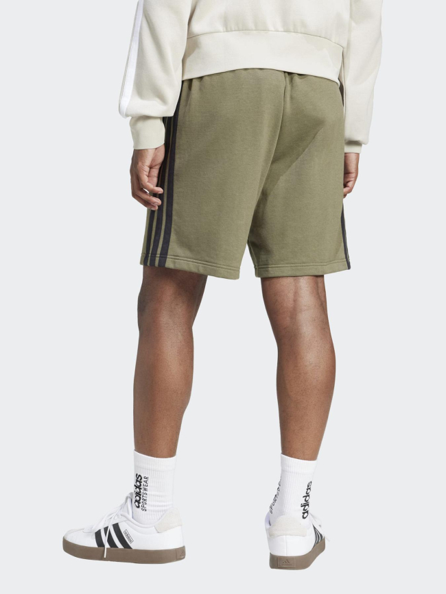 Short de sport molleton 3s ft kaki homme - Adidas