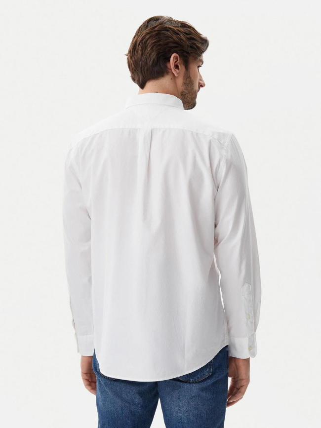 Chemise regular flex poplin blanc homme - Tommy Hilfiger