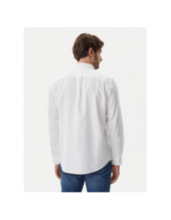 Chemise regular flex poplin blanc homme - Tommy Hilfiger