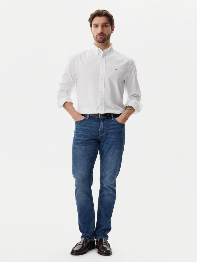 Chemise regular flex poplin blanc homme - Tommy Hilfiger