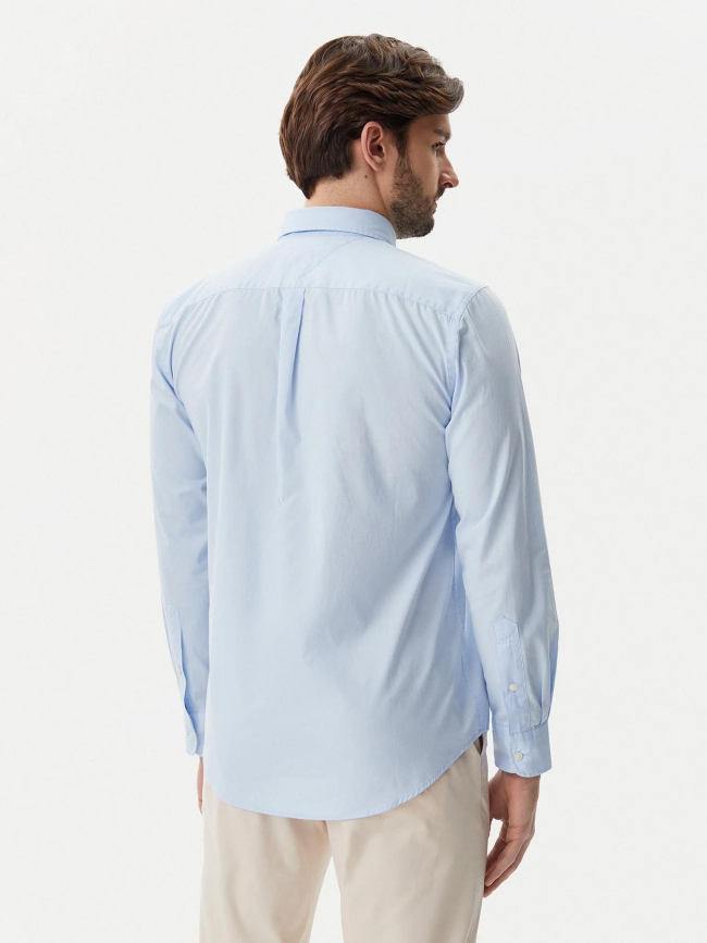 Chemise regular flex poplin sweet bleu homme - Tommy Hilfiger