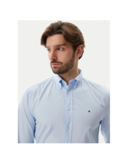 Chemise regular flex poplin sweet bleu homme - Tommy Hilfiger