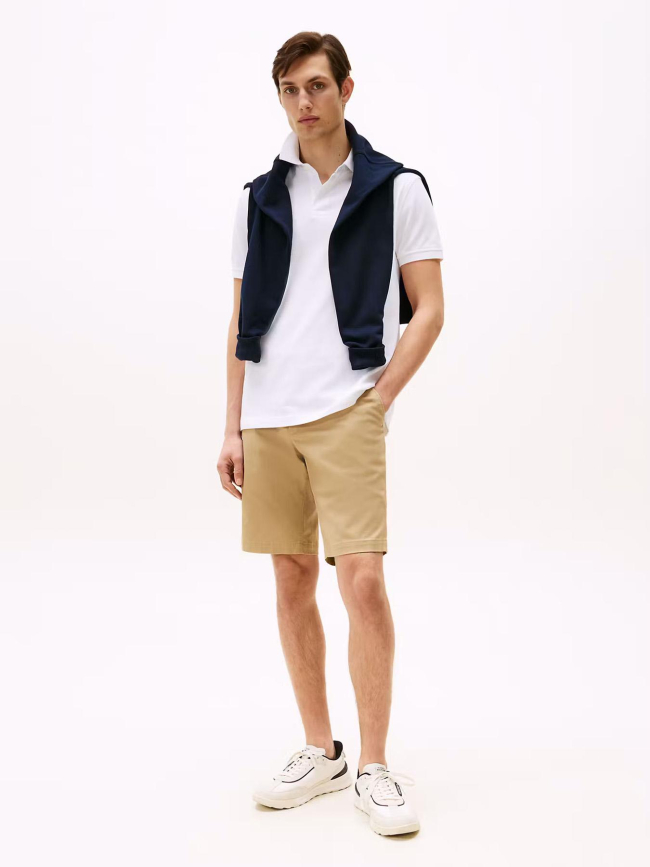 Polo regular core 1985 blanc homme - Tommy Hilfiger