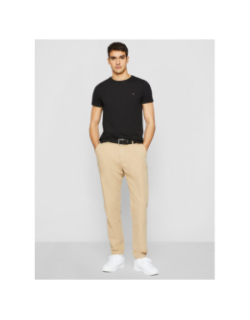 T-shirt slim core stretch noir homme - Tommy Hilfiger
