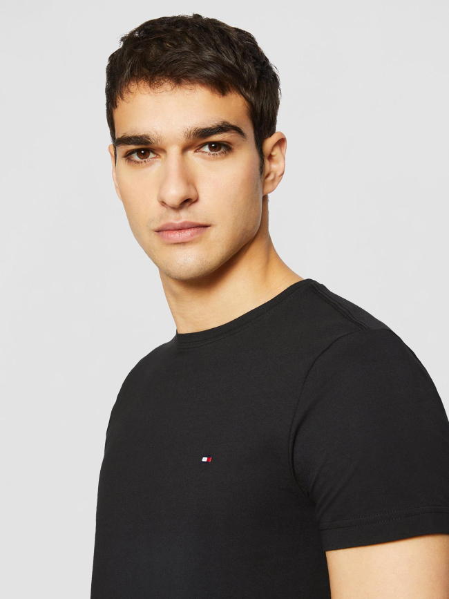 T-shirt slim core stretch noir homme - Tommy Hilfiger
