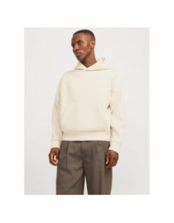 Sweat à capuche kinetic beige homme - Jack & Jones