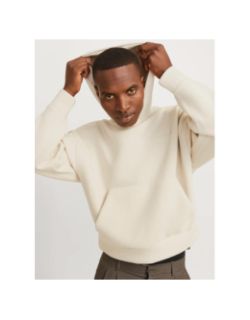 Sweat à capuche kinetic beige homme - Jack & Jones
