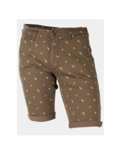 Bermuda valon moutarde homme - La Maison Blaggio