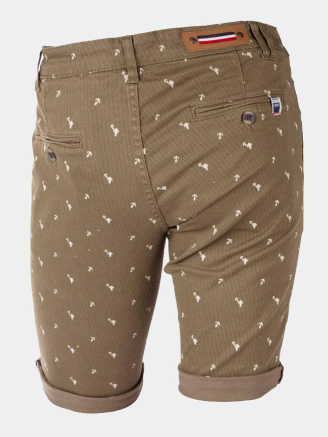 Bermuda valon moutarde homme - La Maison Blaggio