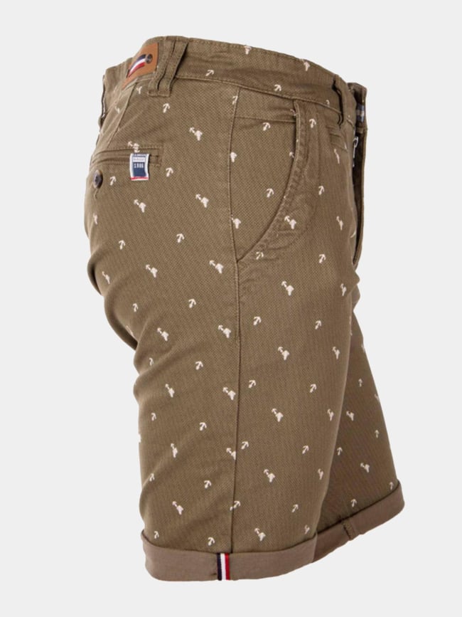 Bermuda valon moutarde homme - La Maison Blaggio