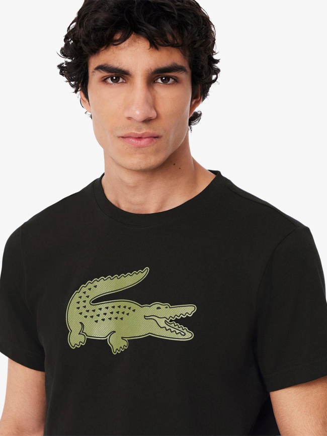 T-shirt sport ultra dry logo xxl noir homme - Lacoste
