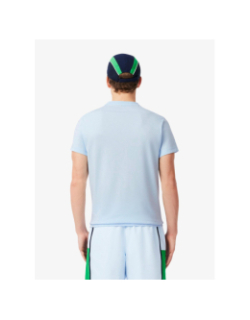 T-shirt sport ultra dry graphique bleu ciel homme - Lacoste