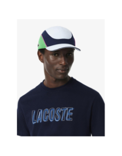 T-shirt sport ultra dry imprimé bleu marine homme - Lacoste