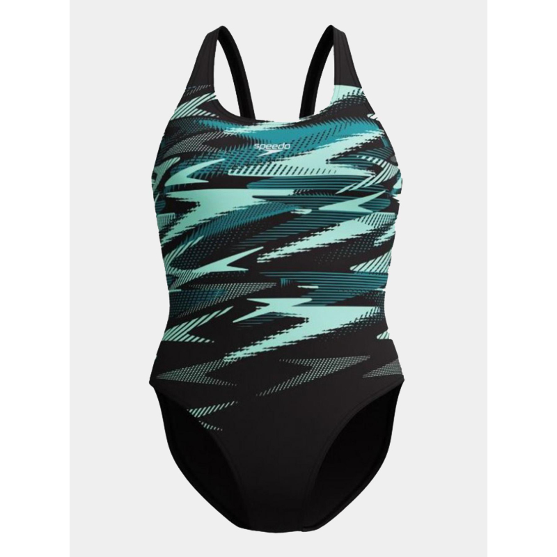 Maillot de bain placement muscleback noir bleu femme - Speedo