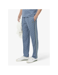 Pantalon de jogging droit imprimé bleu homme - Lacoste