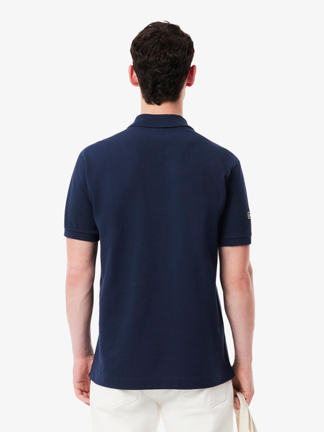 Polo paris bright ideas bleu marine homme - Lacoste