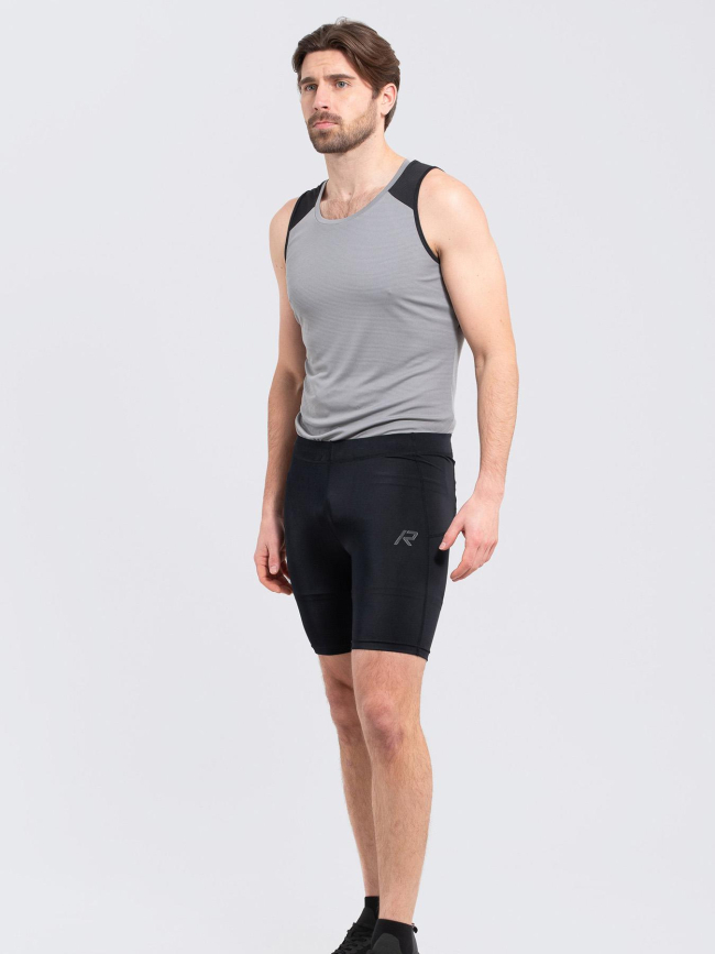 Short de running tight fit maamaki noir homme - Rukka