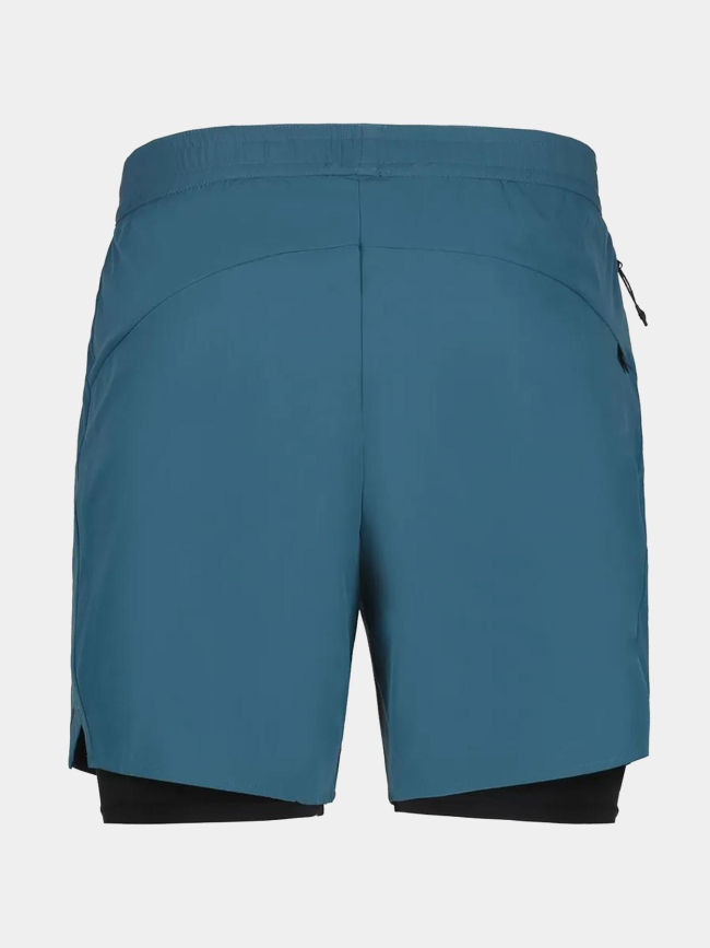 Short de running maaninka 2in1 bleu homme - Rukka
