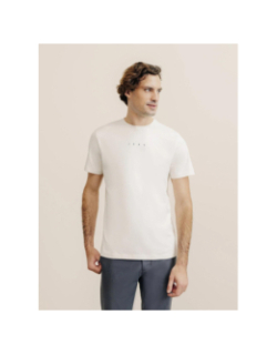 T-shirt logo godoy blanc écru homme - Izac