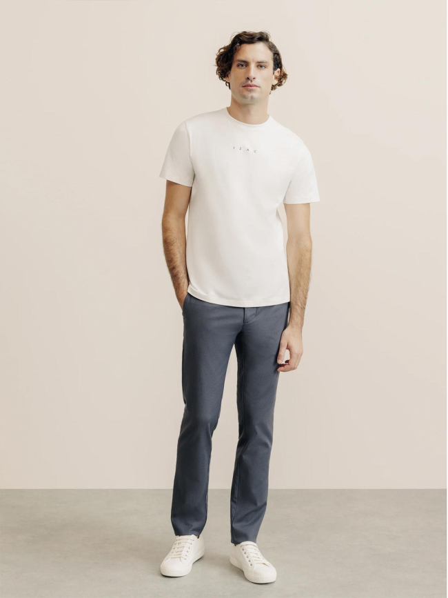 T-shirt logo godoy blanc écru homme - Izac