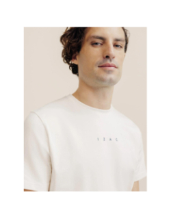 T-shirt logo godoy blanc écru homme - Izac