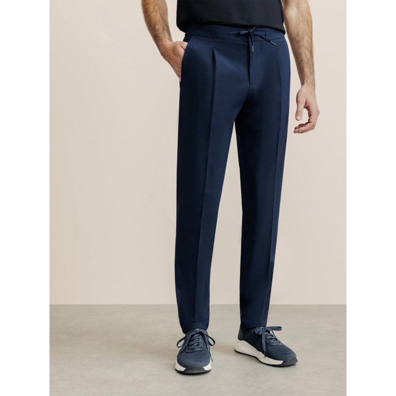 Pantalon bross bleu marine homme - Izac