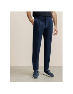Pantalon bross bleu marine homme - Izac