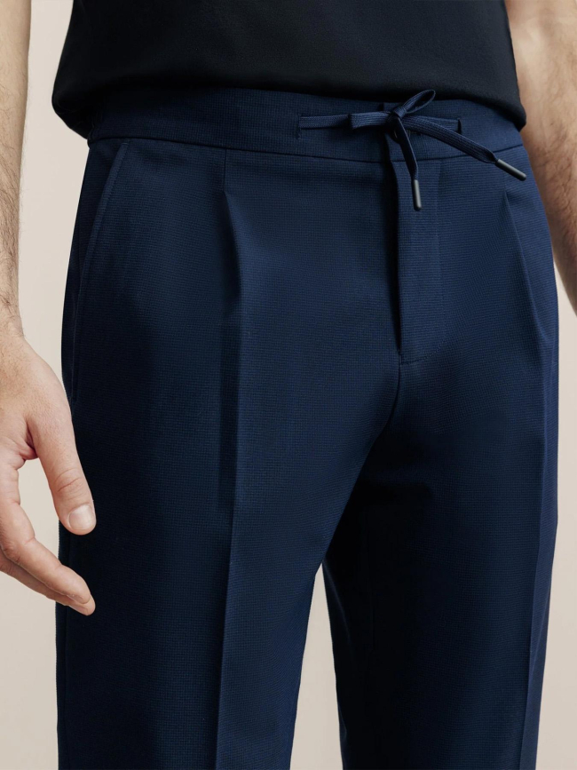 Pantalon bross bleu marine homme - Izac