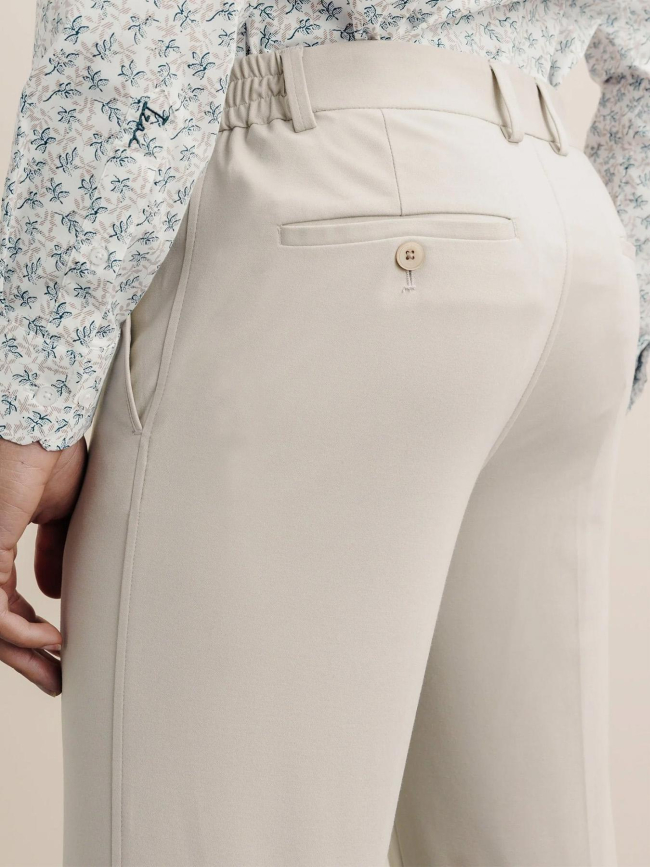 Pantalon bosmo beige homme - Izac