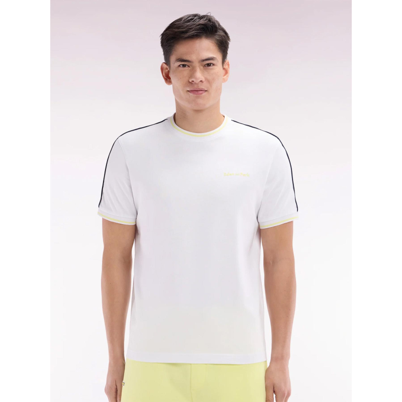 T-shirt en coton à coupe décontractée blanc homme - Eden Park