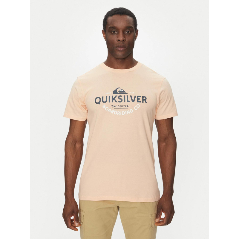 T-shirt à manches courtes typed out corail homme - Quiksilver