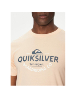 T-shirt à manches courtes typed out corail homme - Quiksilver