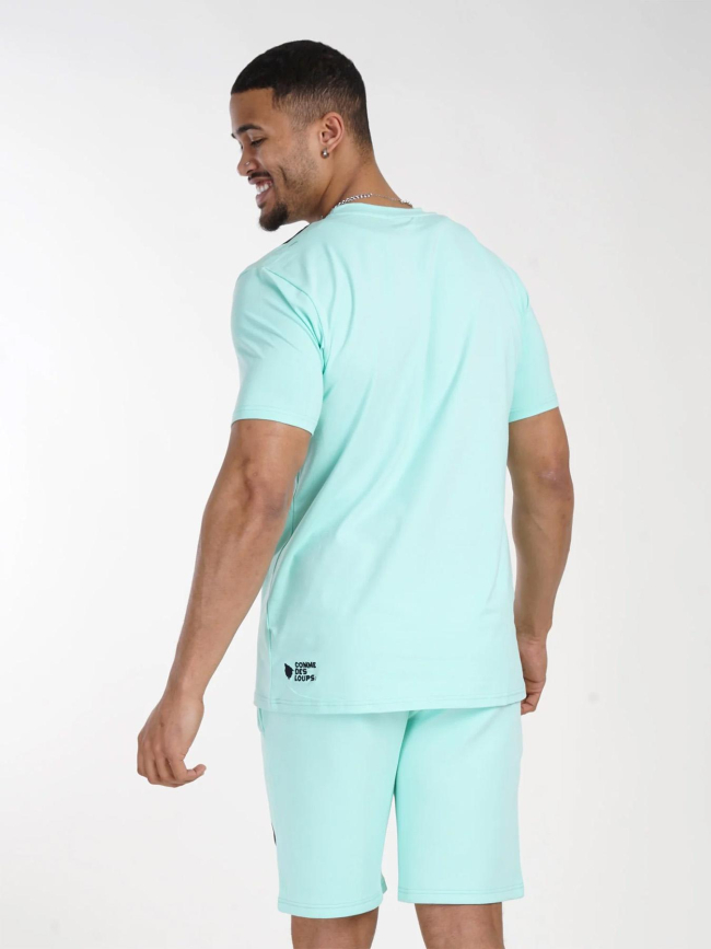 T-shirt à manches courtes amalfi vert homme - Comme Des Loups