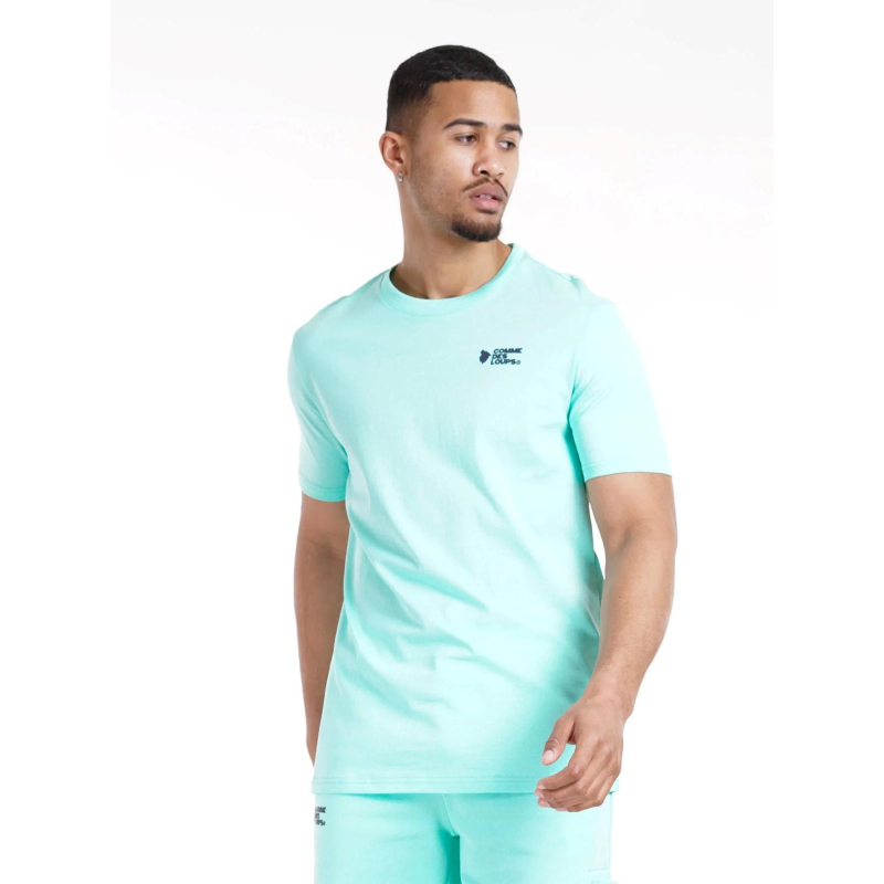 T-shirt uni classico vert homme - Comme Des Loups