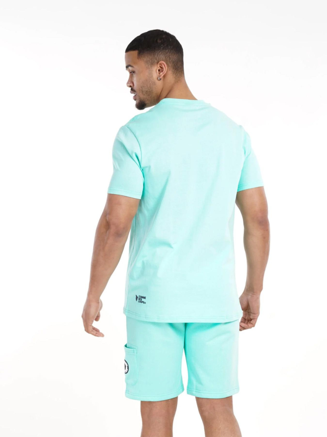 T-shirt uni classico vert homme - Comme Des Loups