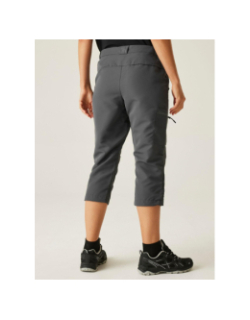 Pantacourt de randonnée chaska III gris femme - Regatta