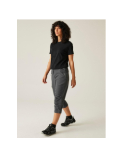 Pantacourt de randonnée chaska III gris femme - Regatta