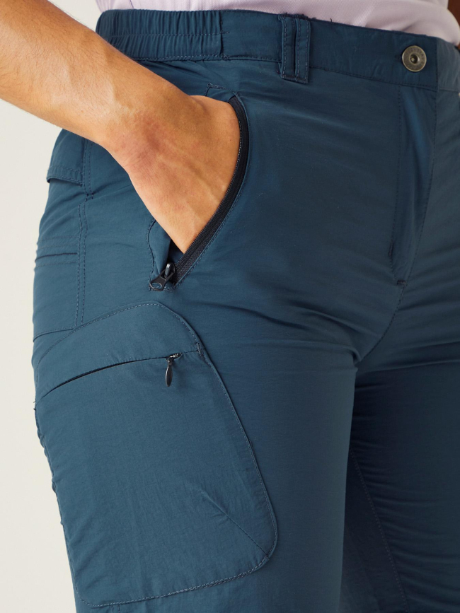 Short de randonnée chaska III bleu marine femme - Regatta