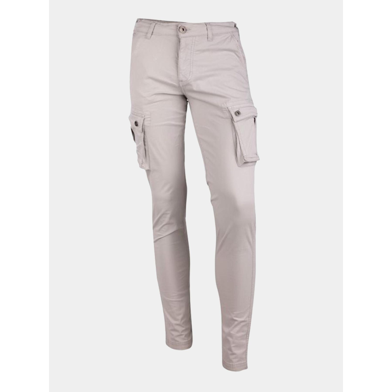 Pantalon cargo talina gris homme - La Maison Blaggio