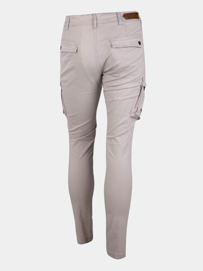Pantalon cargo talina gris homme - La Maison Blaggio